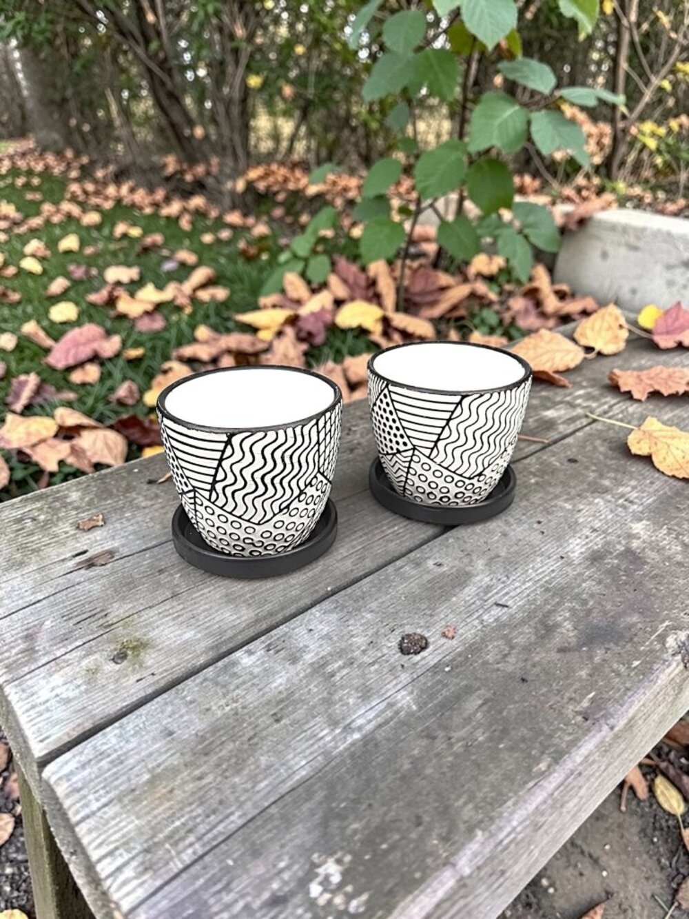Set Of 2 Terra Cotta Planting Pots